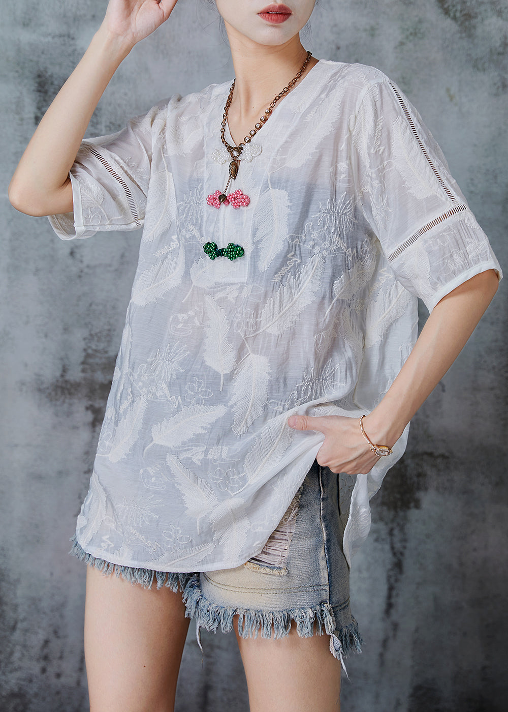 A Vintage Style Shirt with Delicate Timeless Details