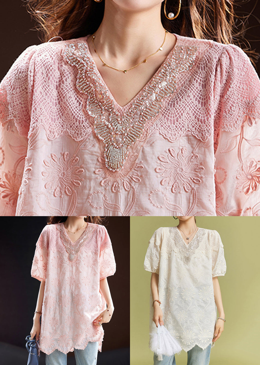 A Vintage Style Top with Delicate Timeless Details