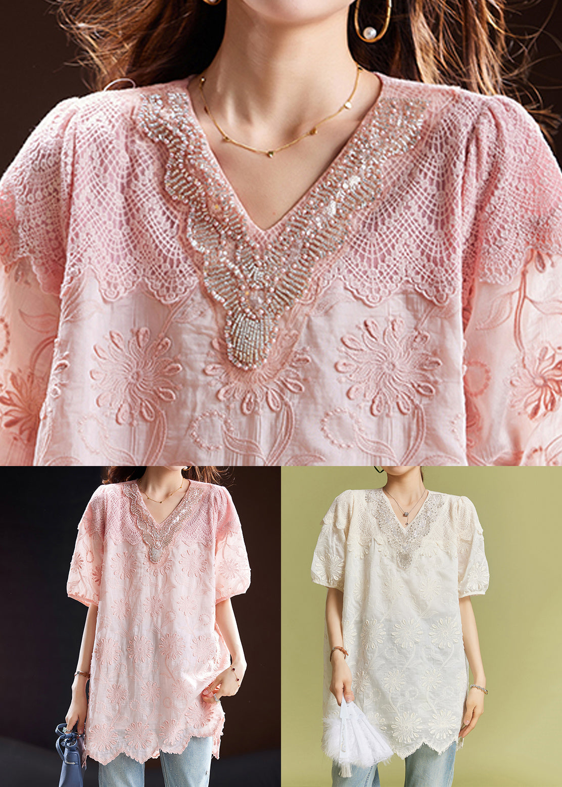 A Vintage Style Top with Delicate Timeless Details