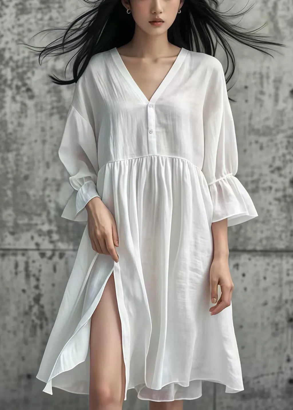 A Vintage Style Dress with Delicate Timeless Details