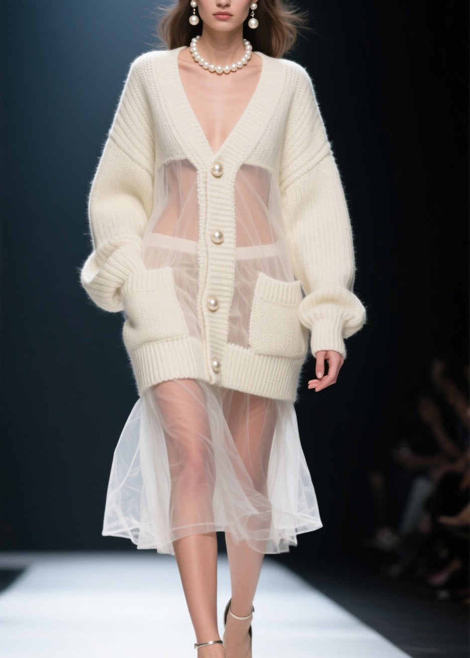 Vintage Inspired Cardigan with a Contemporary Edge