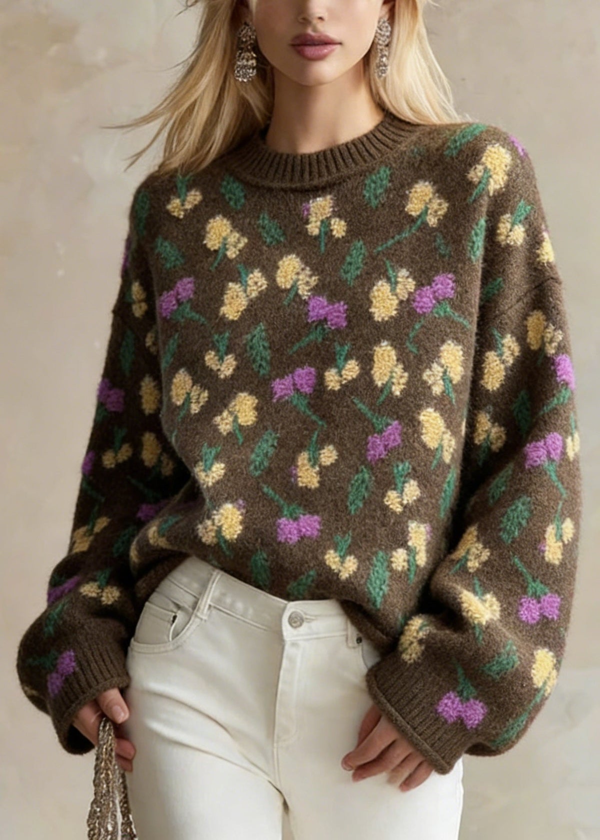 Classic Vintage Sweater with a Flattering Fit