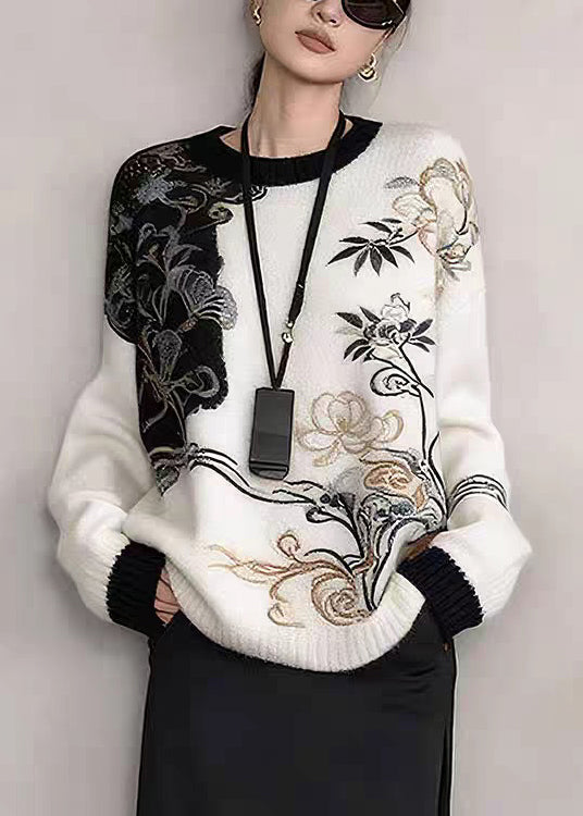 A Vintage Style Sweater with Delicate Timeless Details