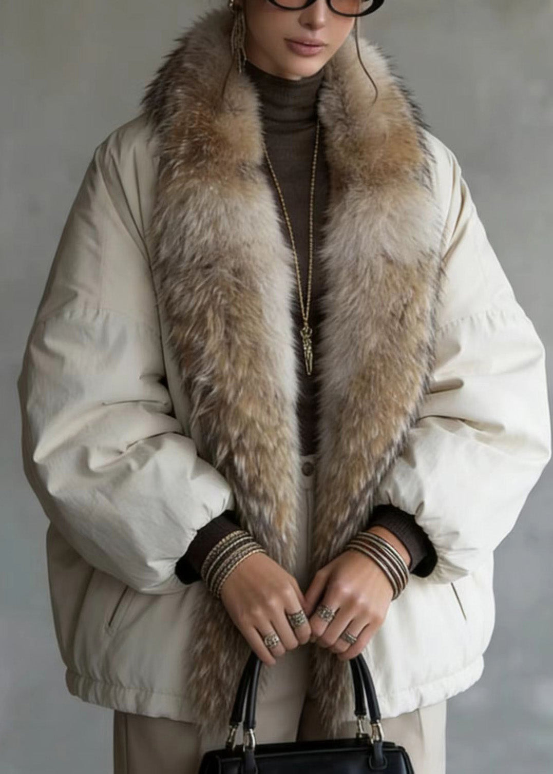 A Vintage Style Coat with Delicate Timeless Details