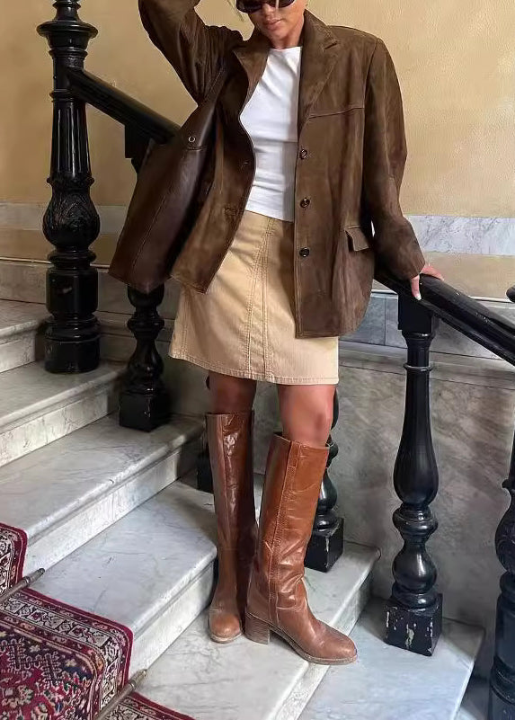 Classic Vintage Coat with a Flattering Fit