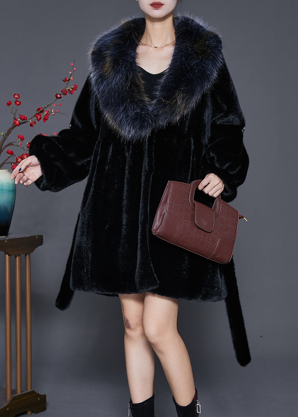 A Vintage Style Coat with Delicate Timeless Details