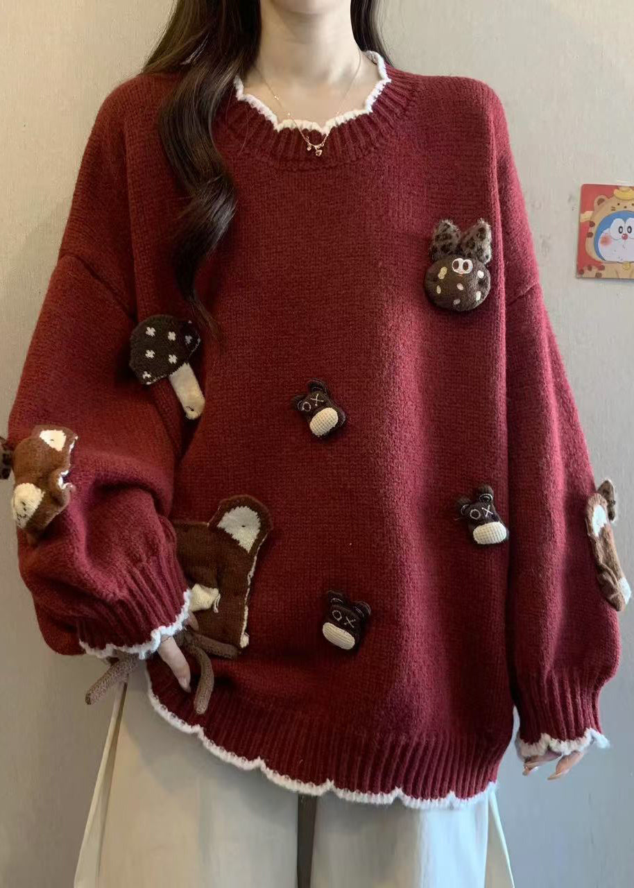 A Vintage Style Sweater with Delicate Timeless Details