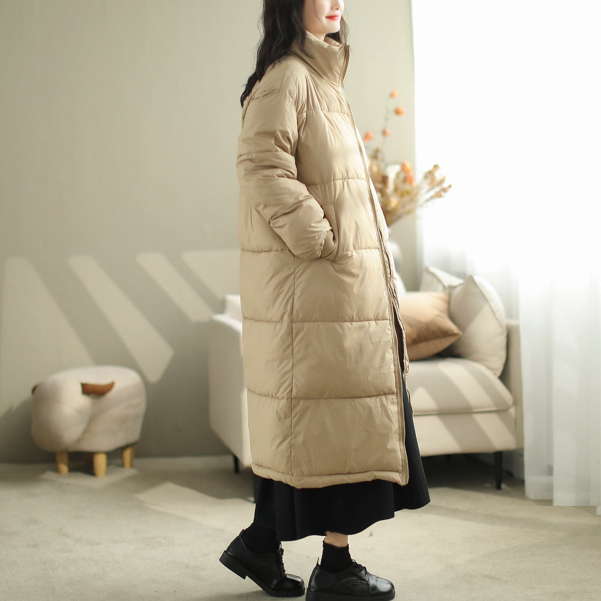 A Vintage Style Coat with Delicate Timeless Details