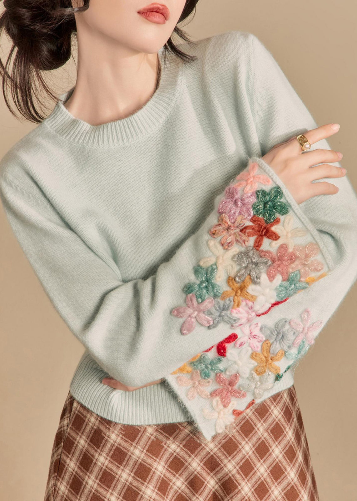 Vintage Inspired Sweater with a Contemporary Edge
