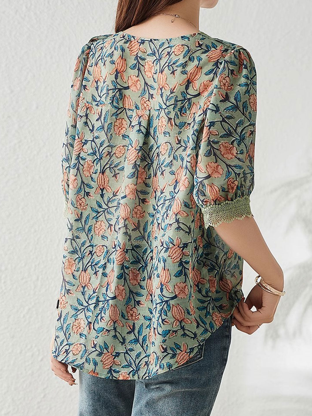 A Vintage Style Shirt with Delicate Timeless Details