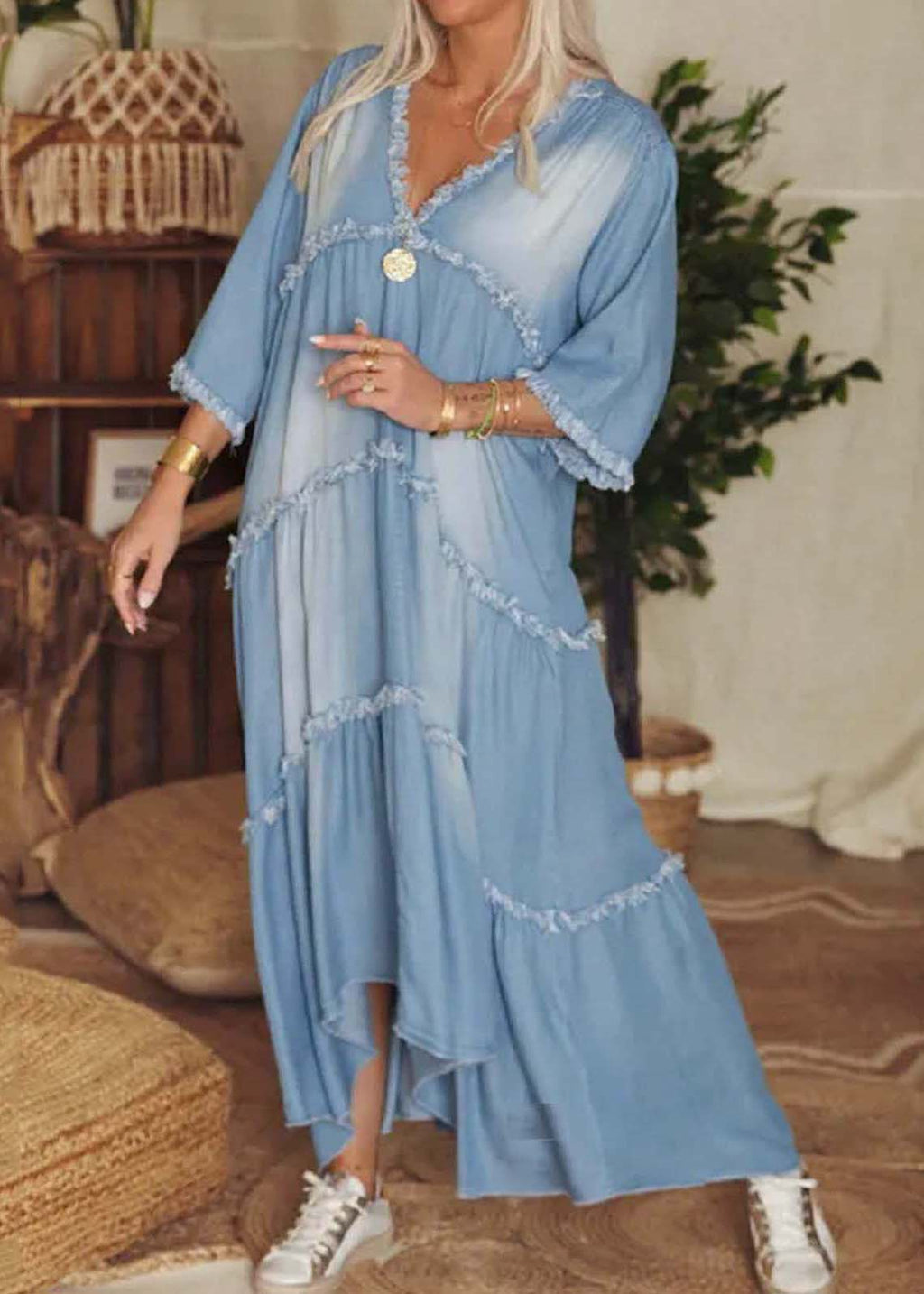 A Vintage Style Dress with Delicate Timeless Details