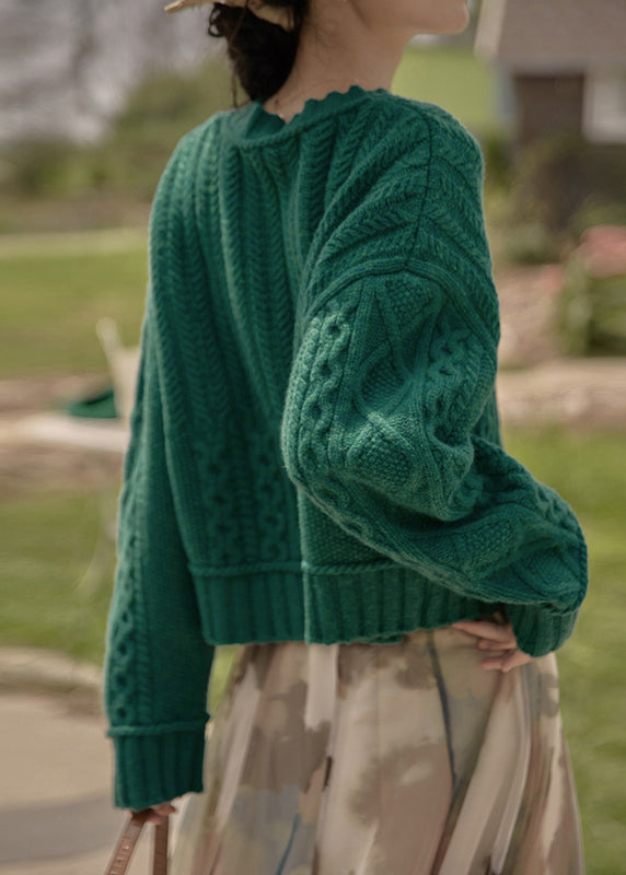 A Vintage Style Sweater with Delicate Timeless Details