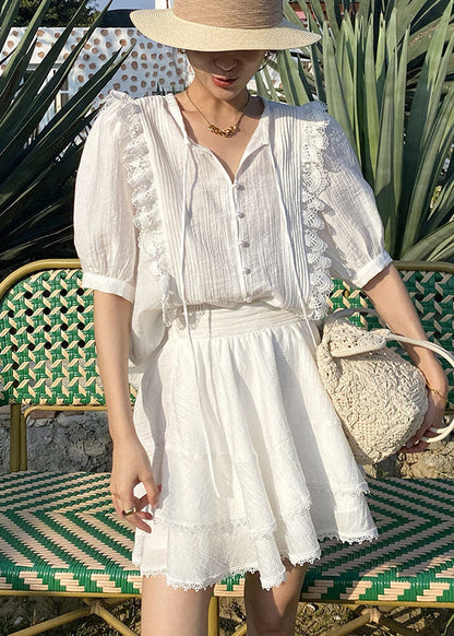A Vintage Style Shirt with Delicate Timeless Details