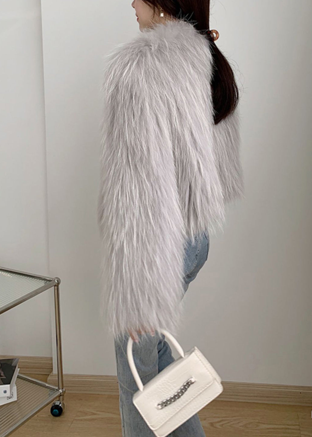 A Vintage Style Coat with Delicate Timeless Details