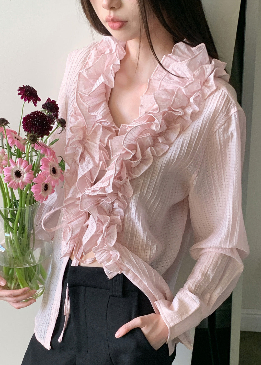 A Vintage Style Shirt with Delicate Timeless Details