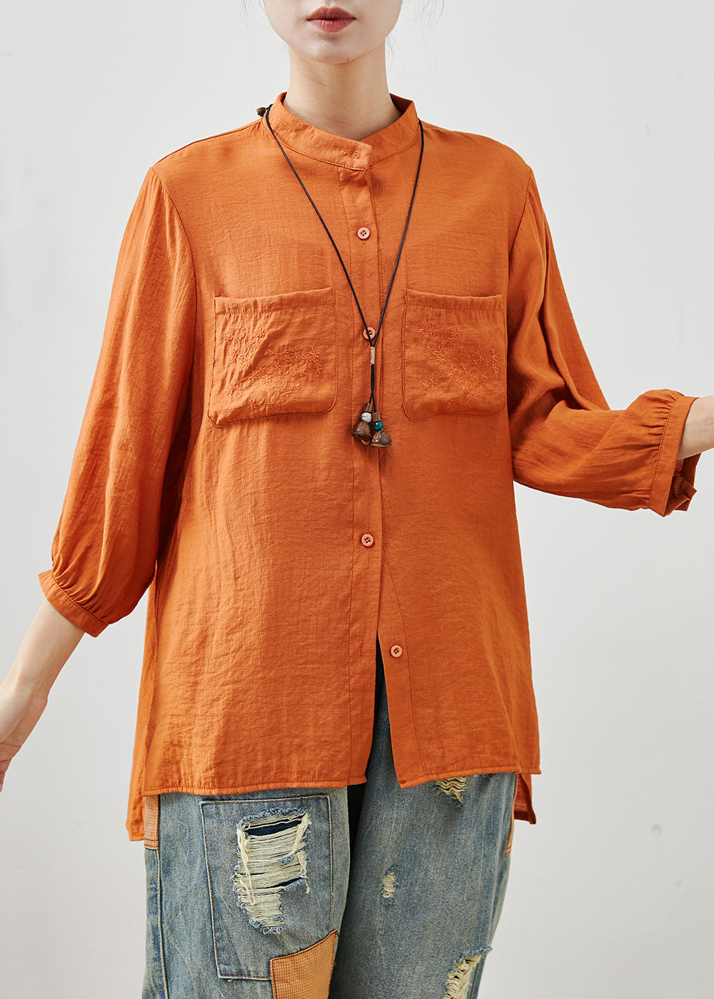 Classic Vintage Blouse with a Flattering Fit
