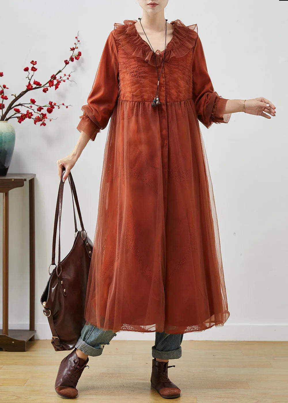Elegantly Styled Dress for Everyday Wear