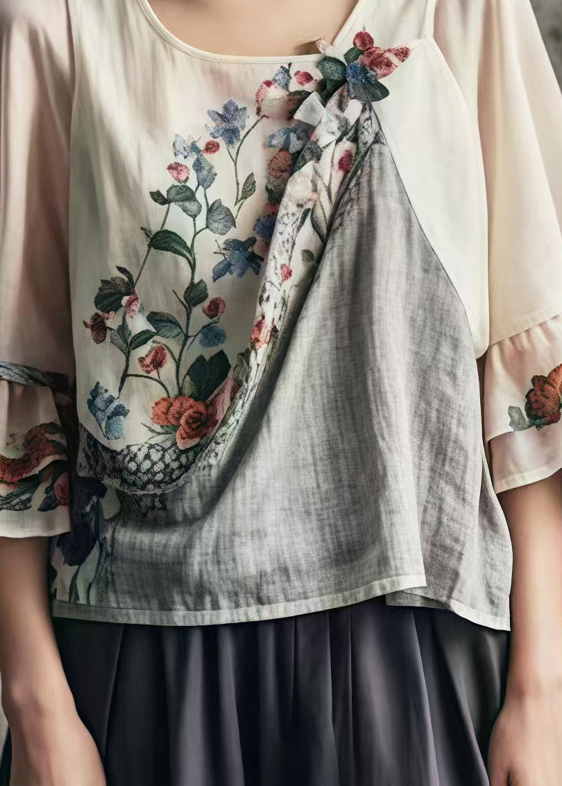 A Vintage Style Blouse with Delicate Timeless Details