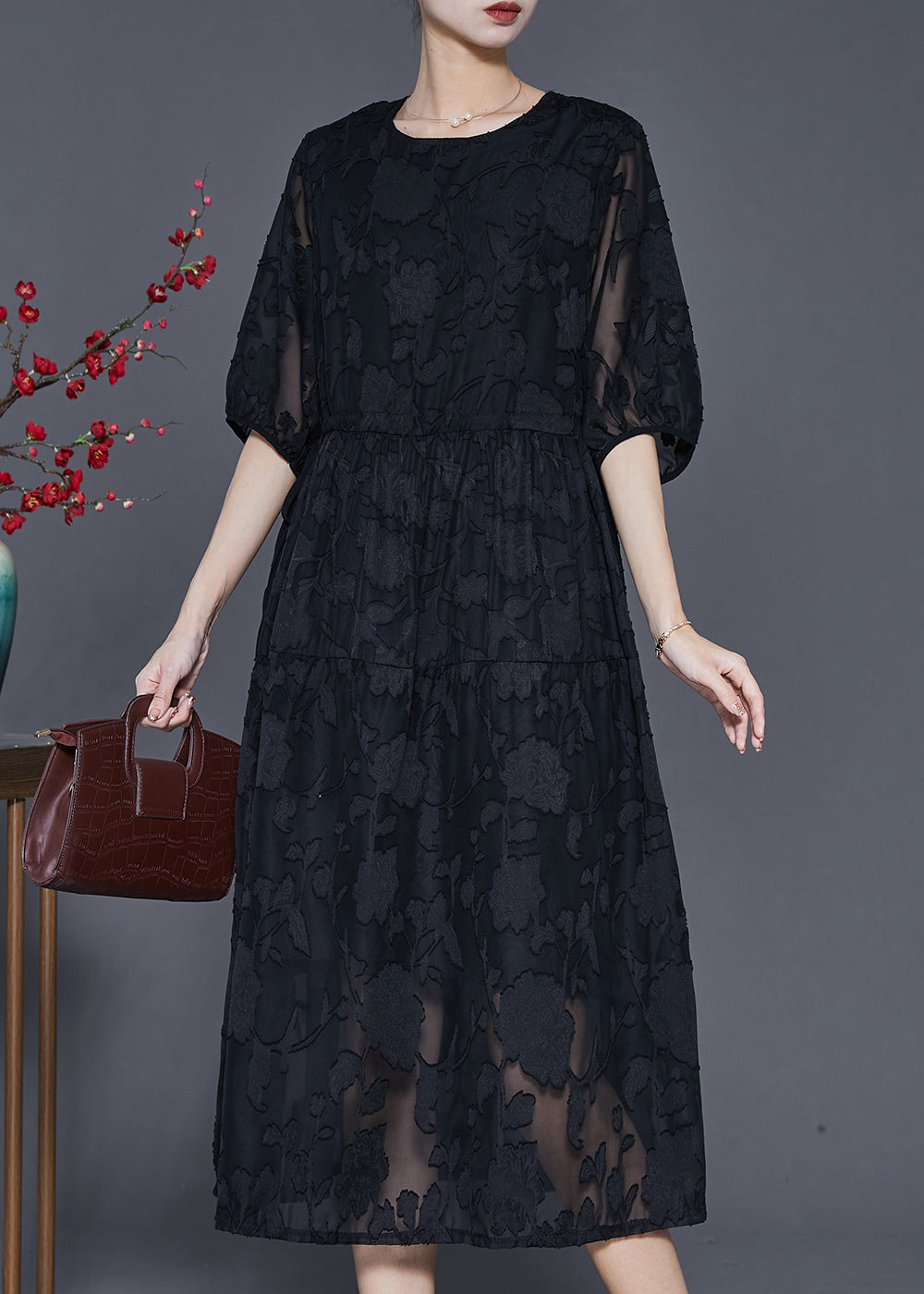 Classic Vintage Dress with a Flattering Fit