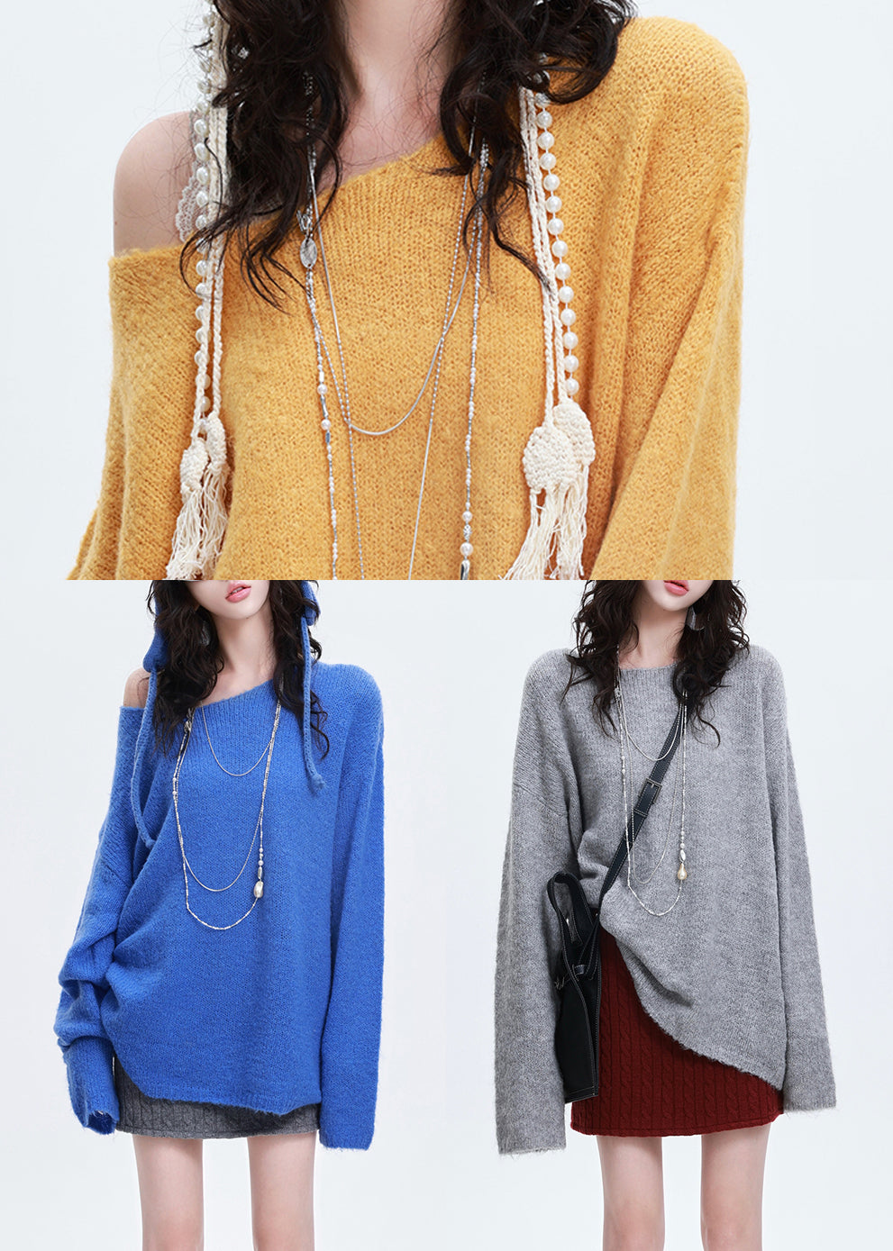 Well Tailored Sweater with a Graceful Silhouette