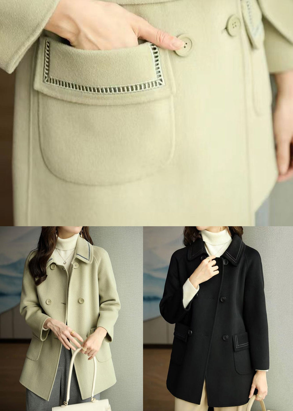 Vintage Inspired Coat with a Contemporary Edge