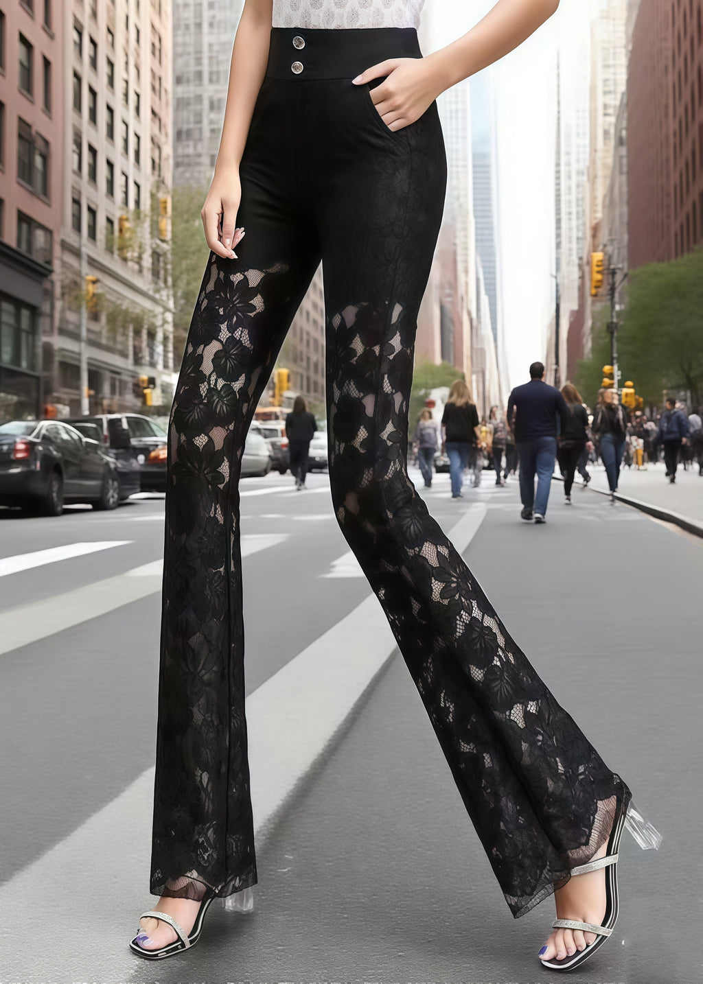Well Tailored Trousers with a Graceful Silhouette