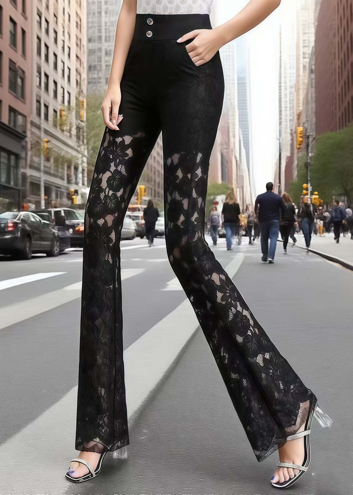 Well Tailored Trousers with a Graceful Silhouette