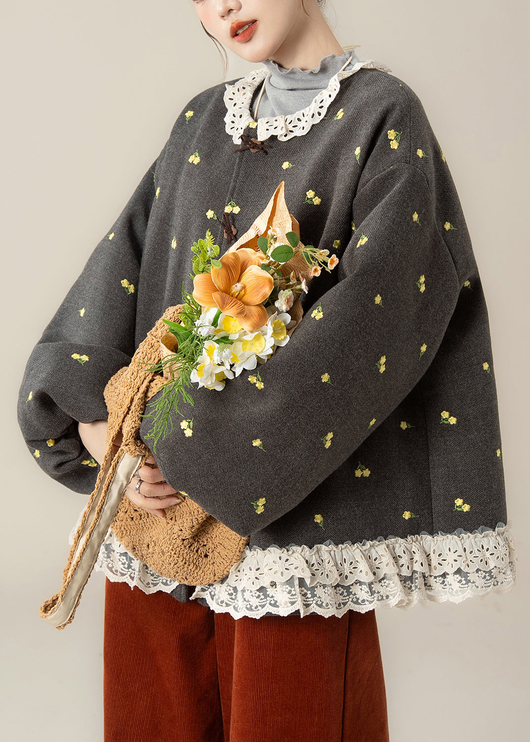 Classic Vintage Coat with a Flattering Fit