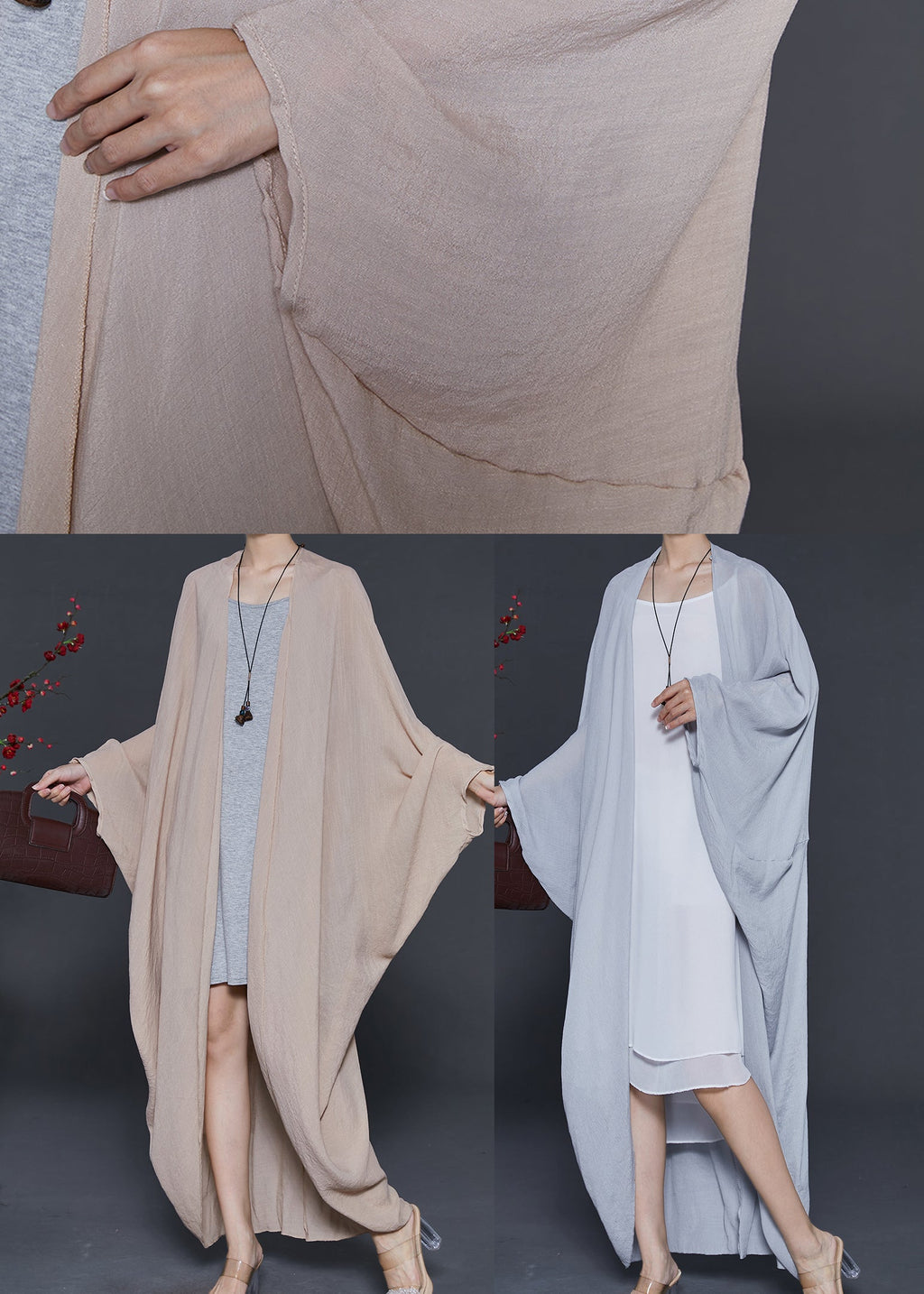 Well Tailored Cardigan with a Graceful Silhouette