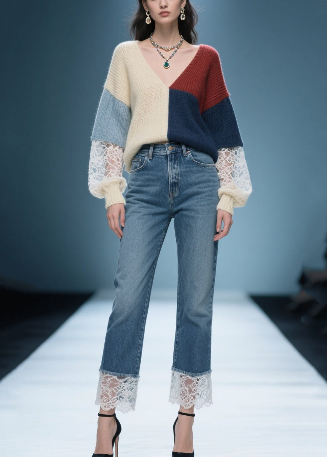 Classic Vintage Sweater with a Flattering Fit
