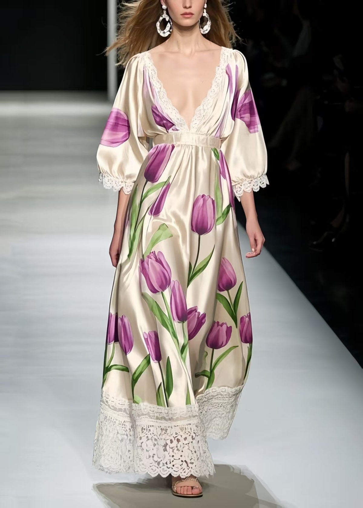 A Vintage Style Dress with Delicate Timeless Details