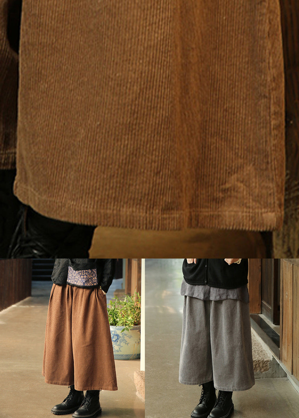 A Vintage Style Pants with Delicate Timeless Details