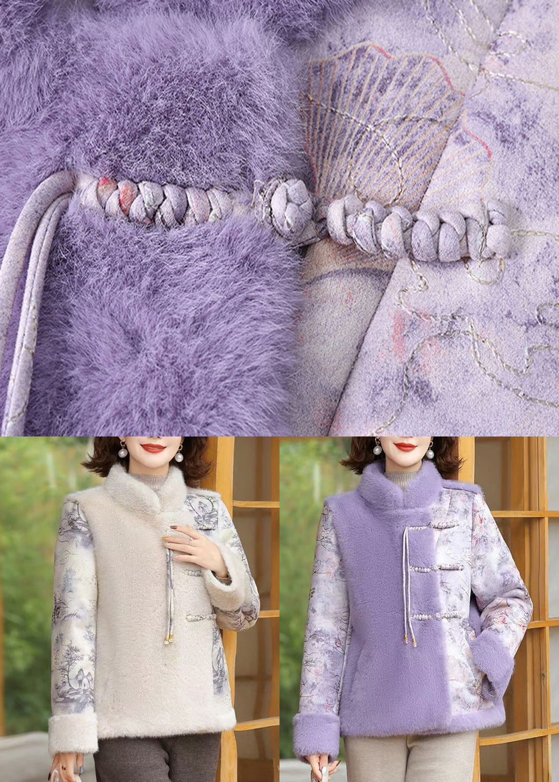 A Vintage Style Coat with Delicate Timeless Details