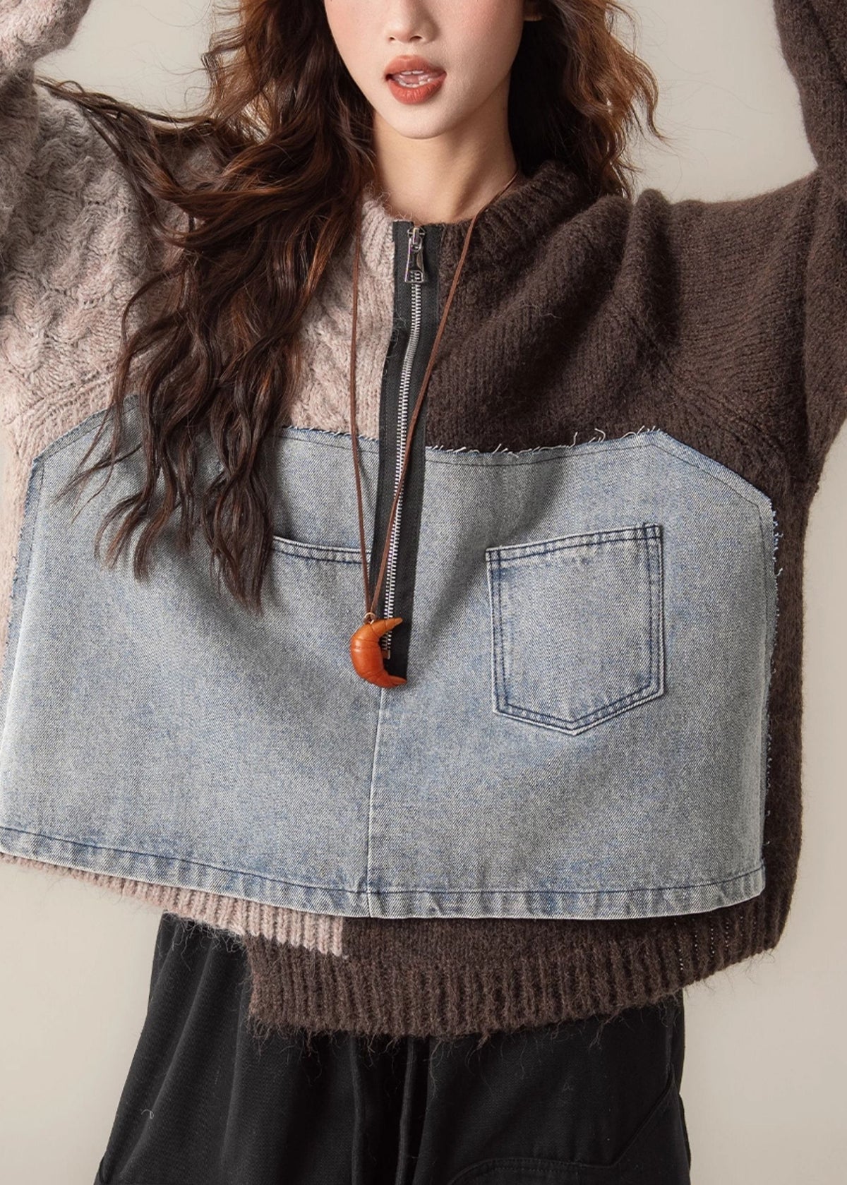 Classic Vintage Sweater with a Flattering Fit