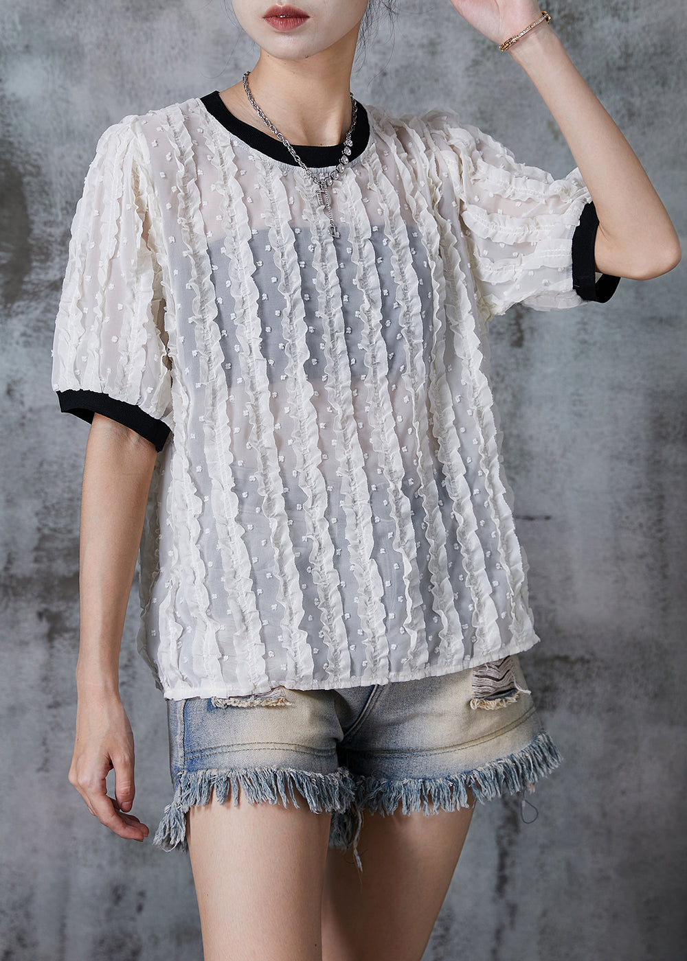 Gracefully Styled Top for Any Occasion