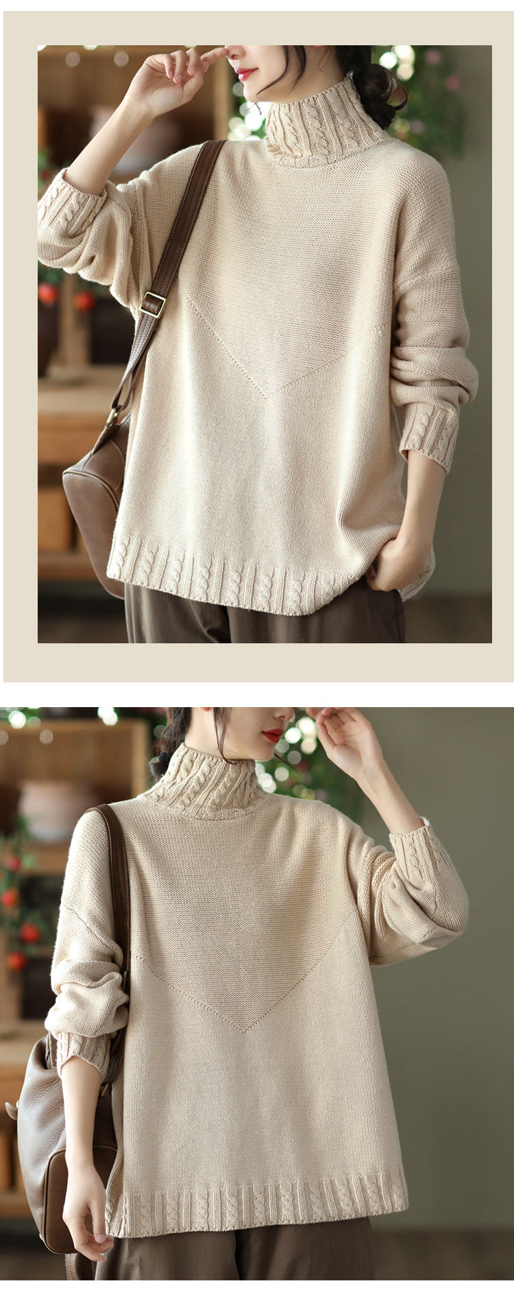 Gracefully Styled Sweater for Any Occasion