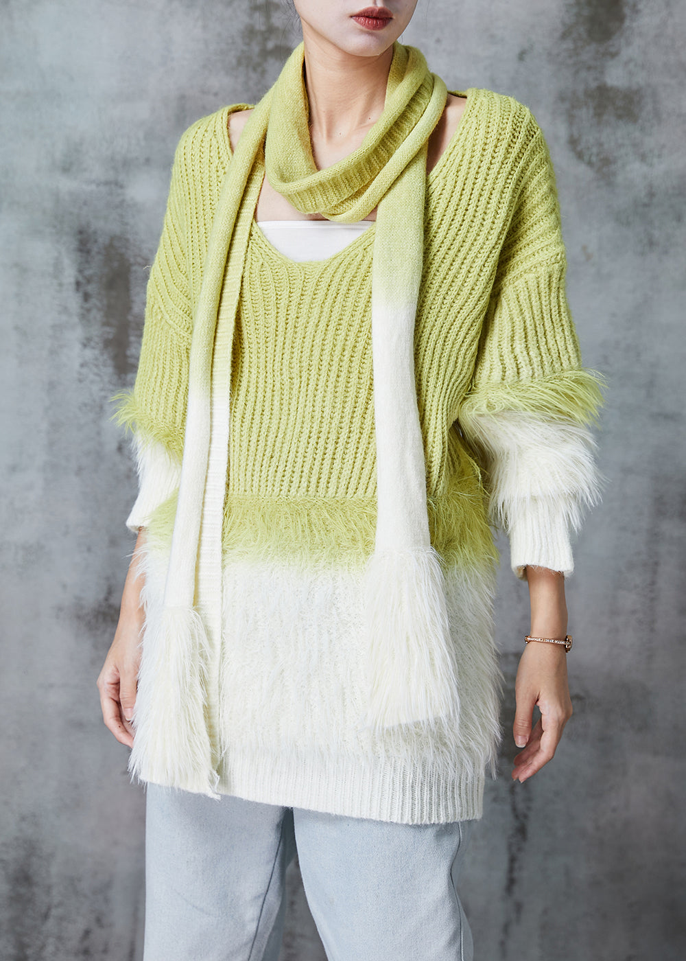 A Vintage Style Sweater with Delicate Timeless Details