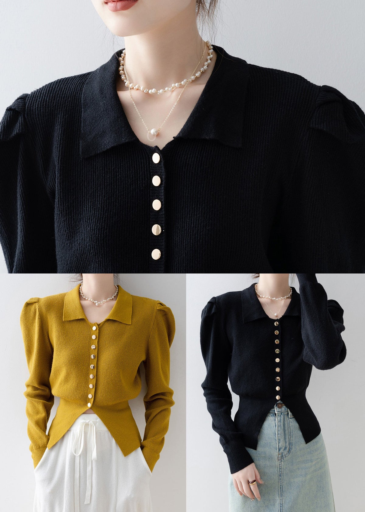 A Vintage Style Cardigan with Delicate Timeless Details