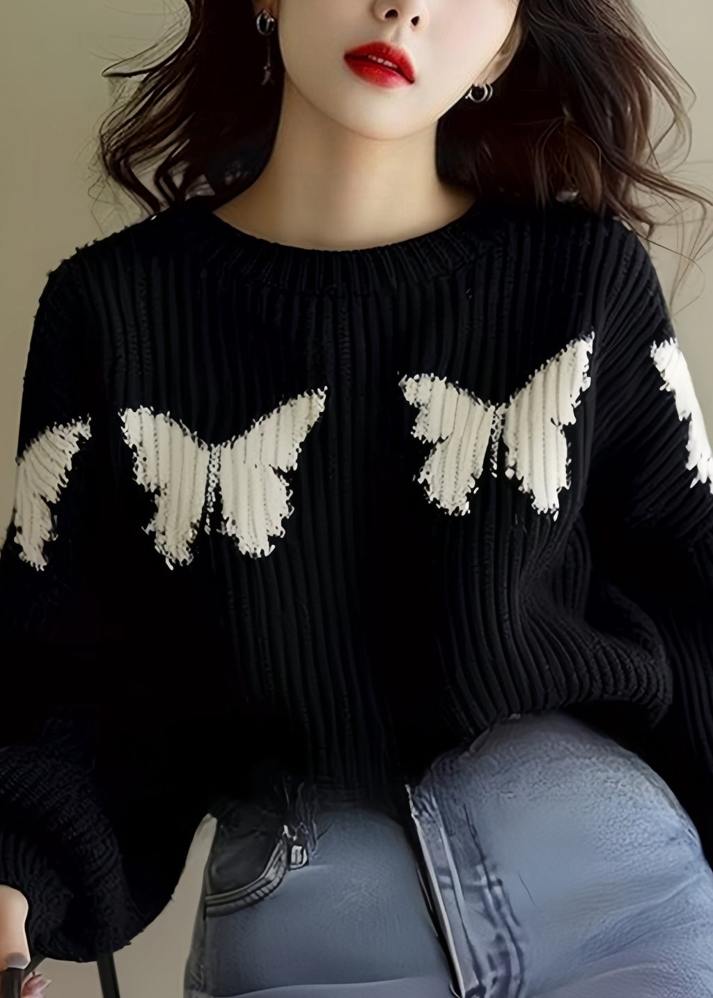 Vintage Inspired Sweater with a Contemporary Edge