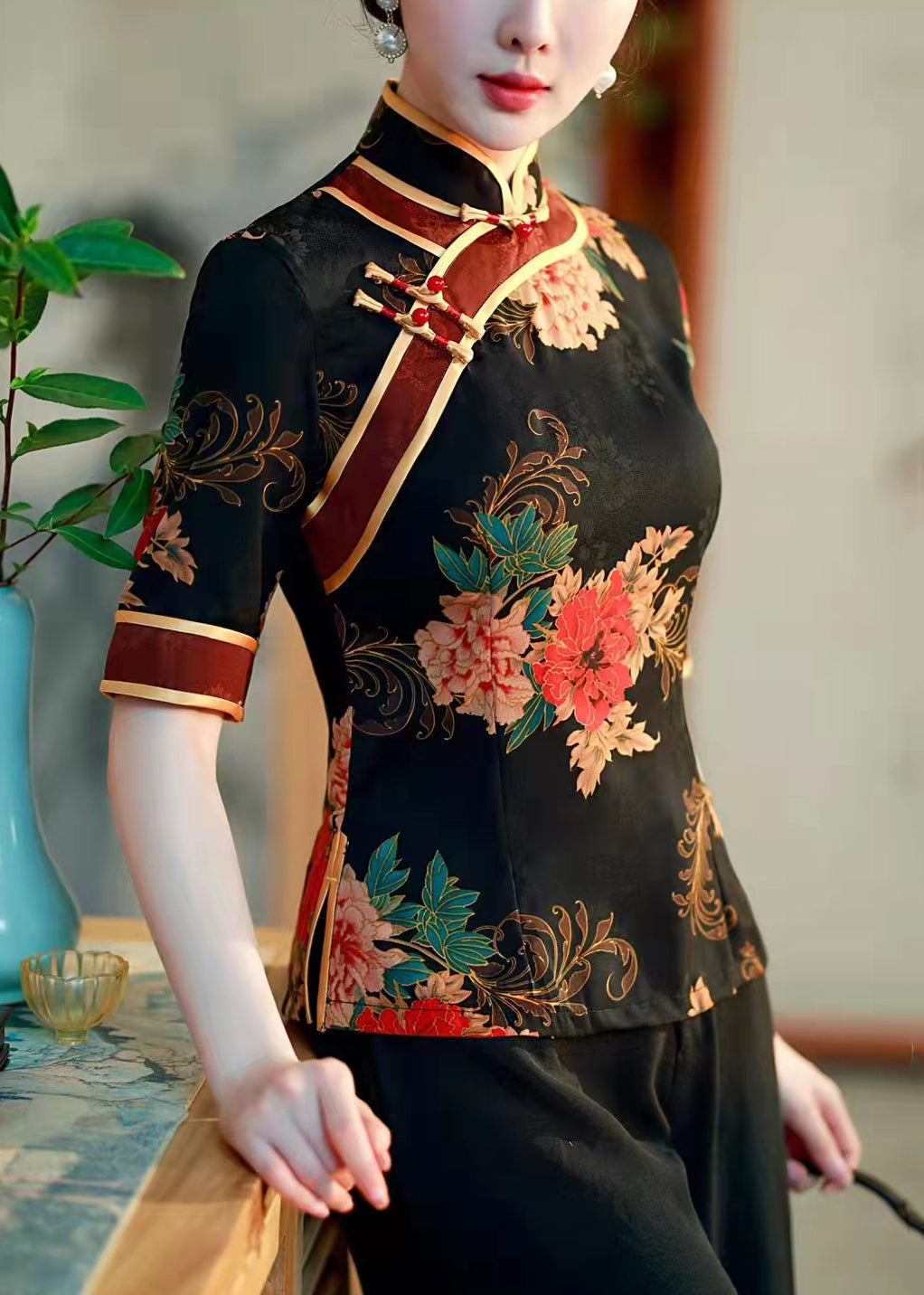 Gracefully Styled Top for Any Occasion