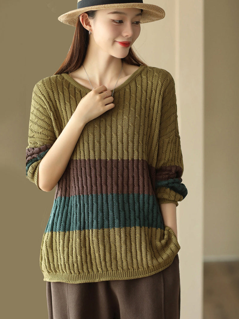A Vintage Style Sweater with Delicate Timeless Details