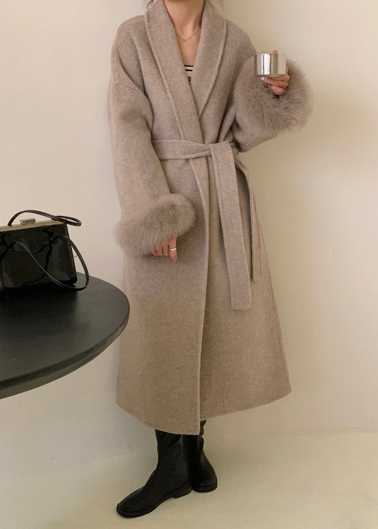 A Vintage Style Coat with Delicate Timeless Details