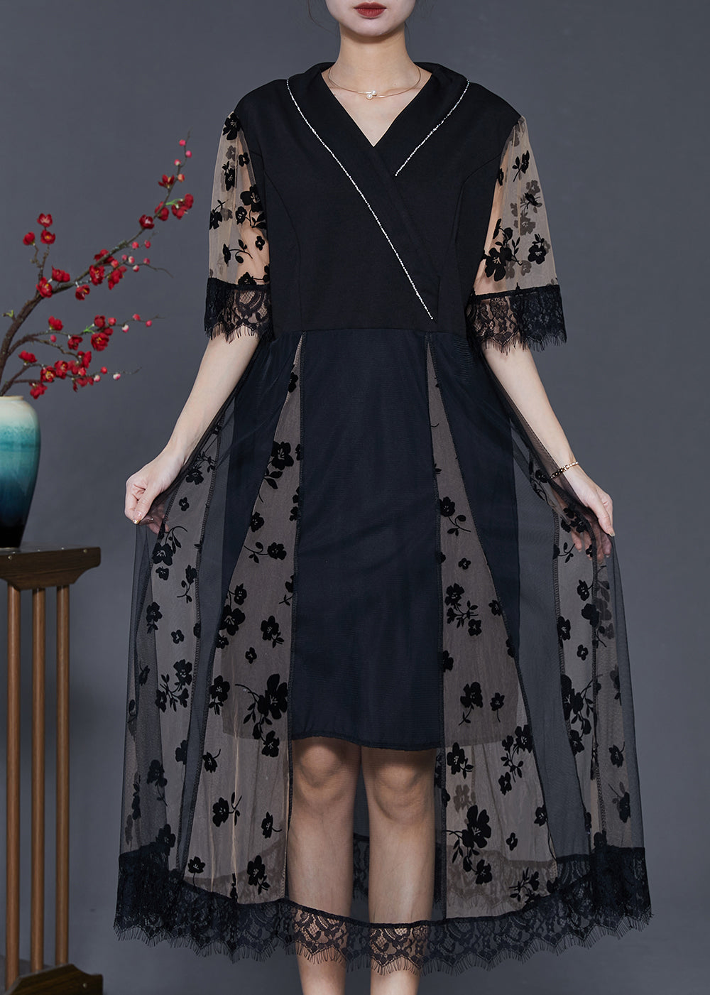 A Vintage Style Dress with Delicate Timeless Details