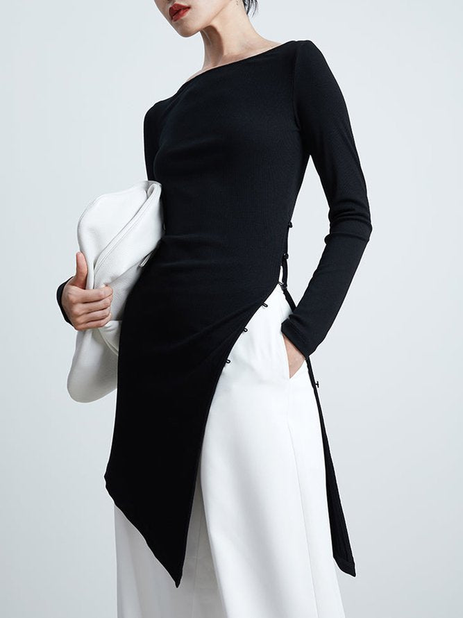 Well Tailored T-Shirt with a Graceful Silhouette