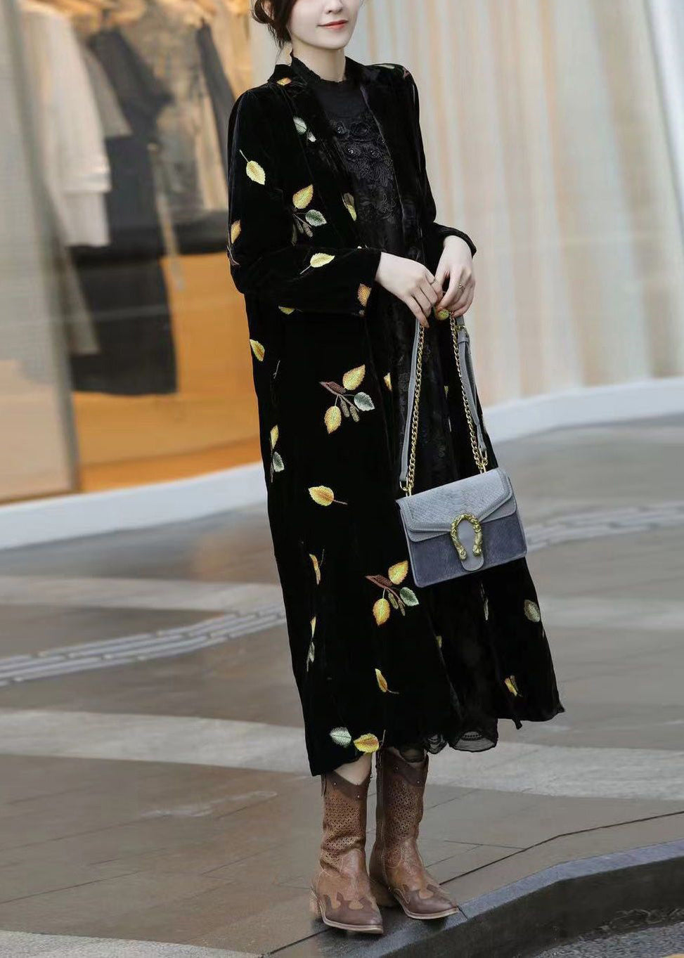 A Vintage Style Coat with Delicate Timeless Details