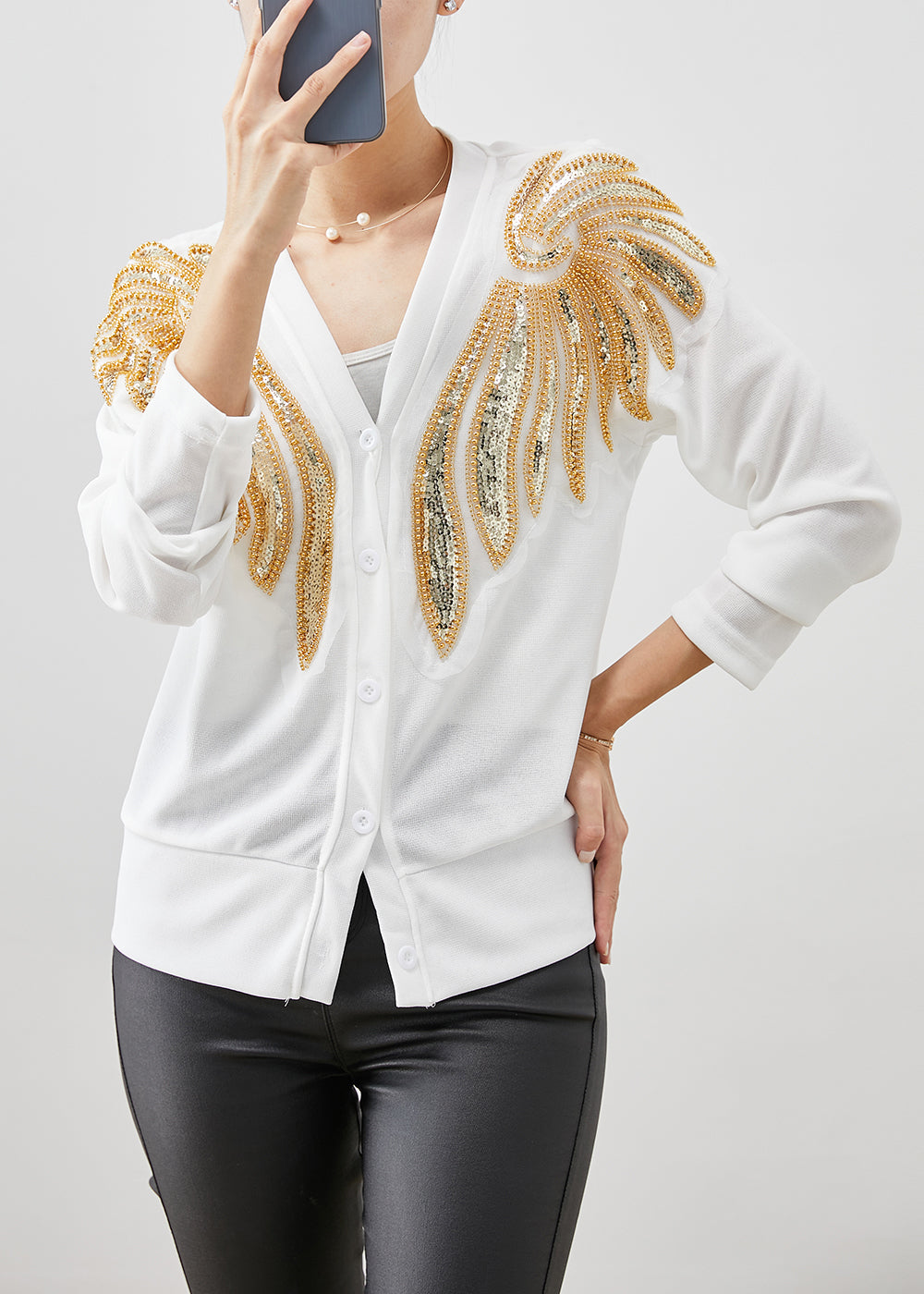 Vintage Inspired Cardigan with a Contemporary Edge
