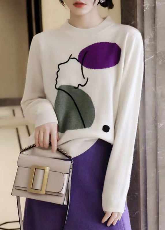 A Vintage Style Sweater with Delicate Timeless Details
