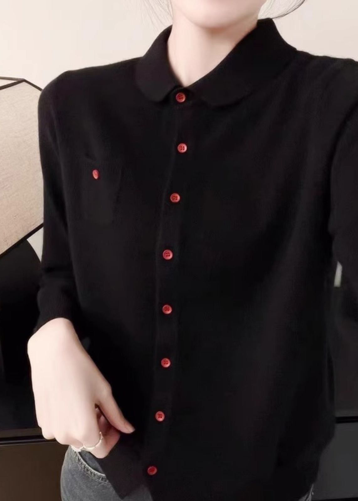 Classic Vintage Cardigan with a Flattering Fit