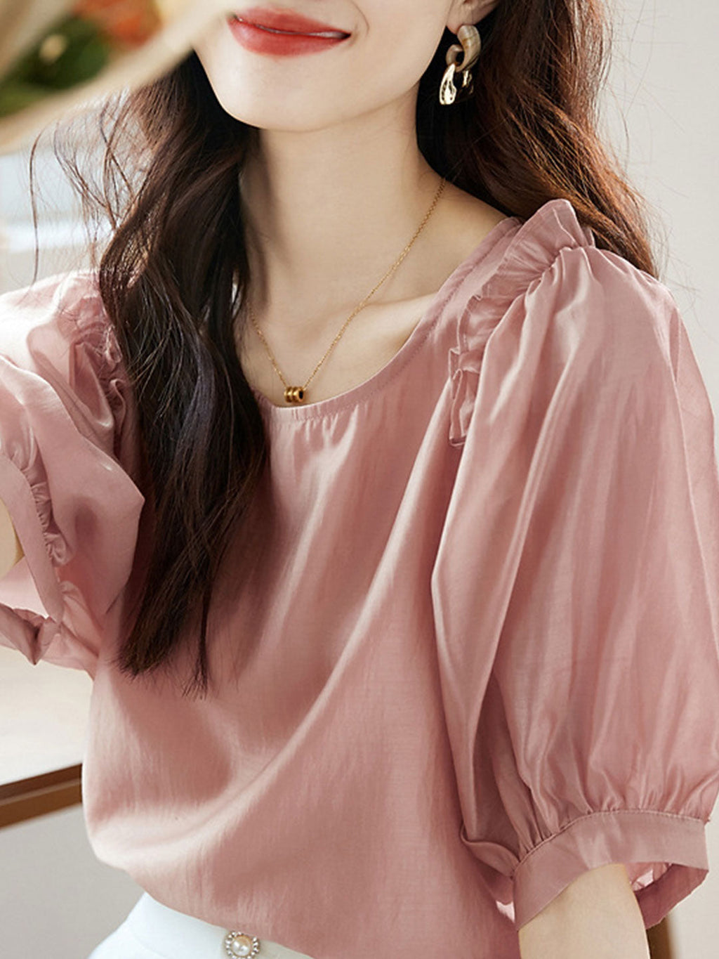 A Vintage Style Top with Delicate Timeless Details