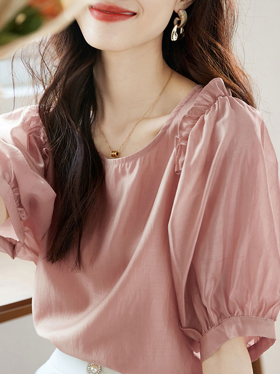 A Vintage Style Top with Delicate Timeless Details